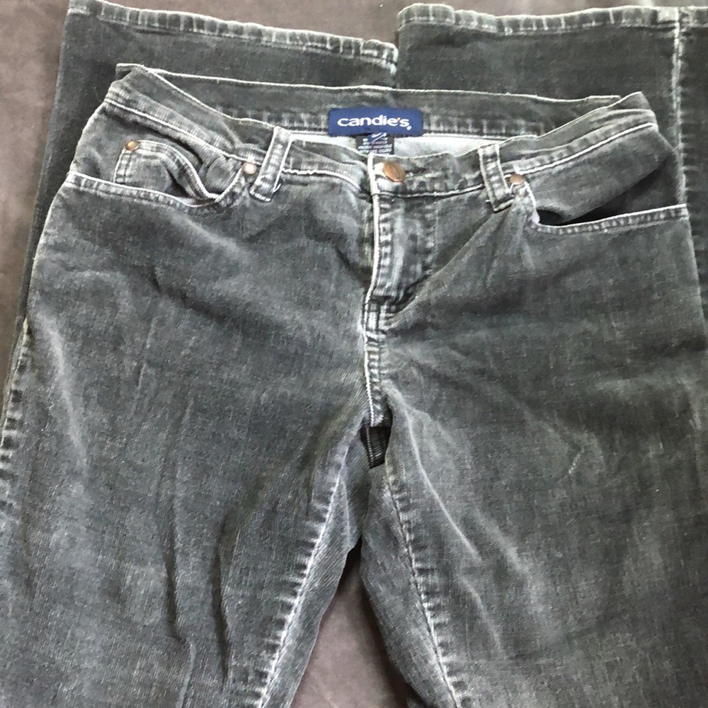 Candie’s Vintage Black Corduroys Size:3 - Picture 2 of 5